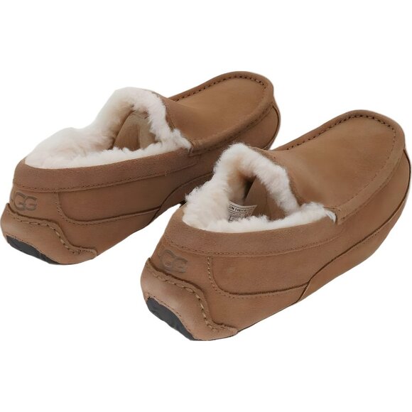 Ugg Ascot Men\'s Sheepskin Moccasin Slippers Cozy Indoor Brown US 8 EU 41 main image 3